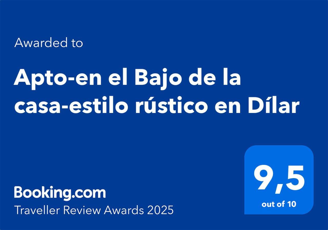 Apto-En El Bajo De La Casa-Estilo Rustico En Dílar Exterior photo